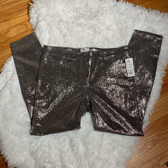 Carlisle Pants - Per se by Carlisle Leather silver disco pants